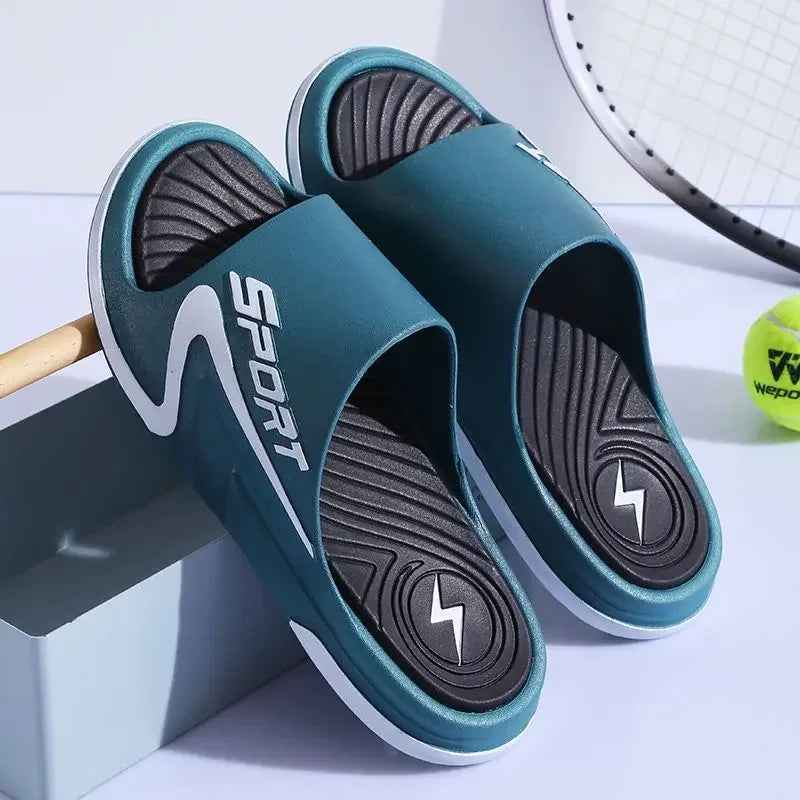 Male Slipper Indoor Slip-resistant House Slides Flat Walk Around Home Men's Shoe Trend 2025 Eva Cheap Shoes Liquidation Adult