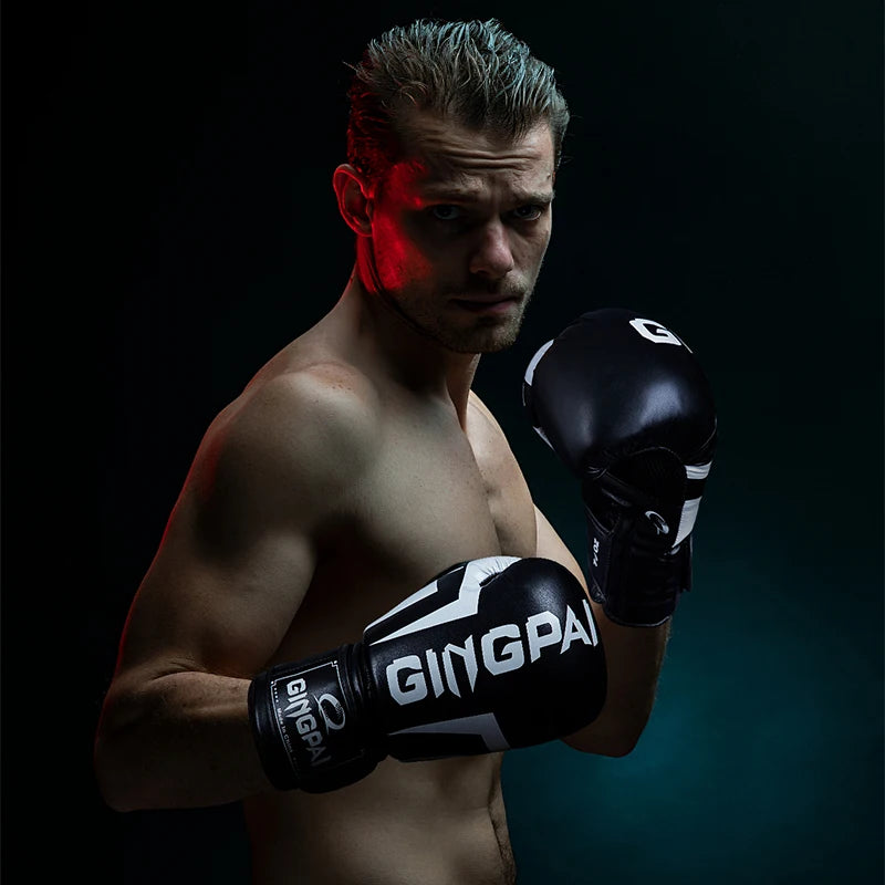 6 8 10 12oz Boxing Gloves PU Leather Muay Thai Guantes De Boxeo Free Fight MMA Sandbag Training Glove For Men Women