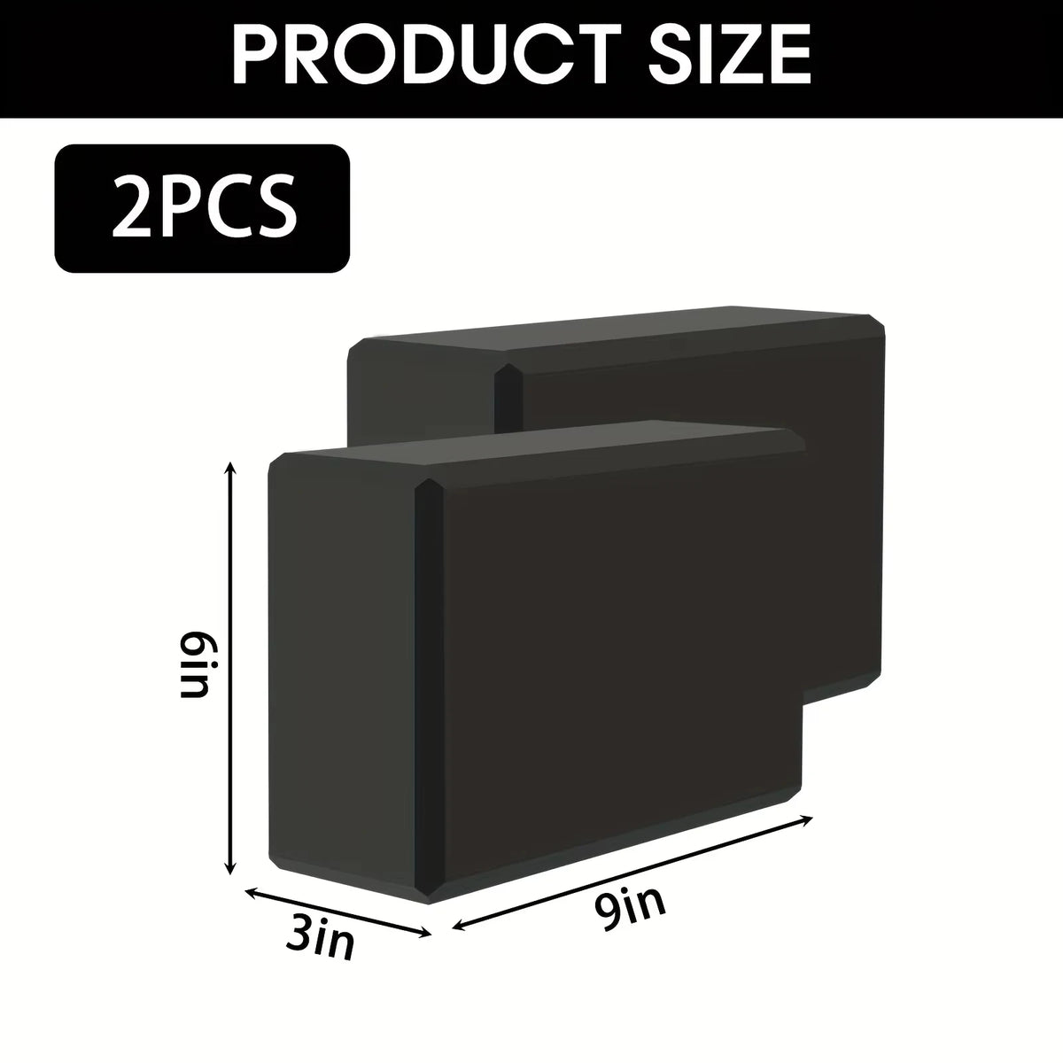 Set of 2 Yoga Blocks  Made from High Density Foam, Lightweight Supportive And Odor-Free - Essential Yoga Gear for Women Gym