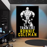 Bodybuilding Champion R-Ronnie C-Coleman Painting Calligraphy HD Canvas Poster Crease Free Waterproof All Space Wall Decor