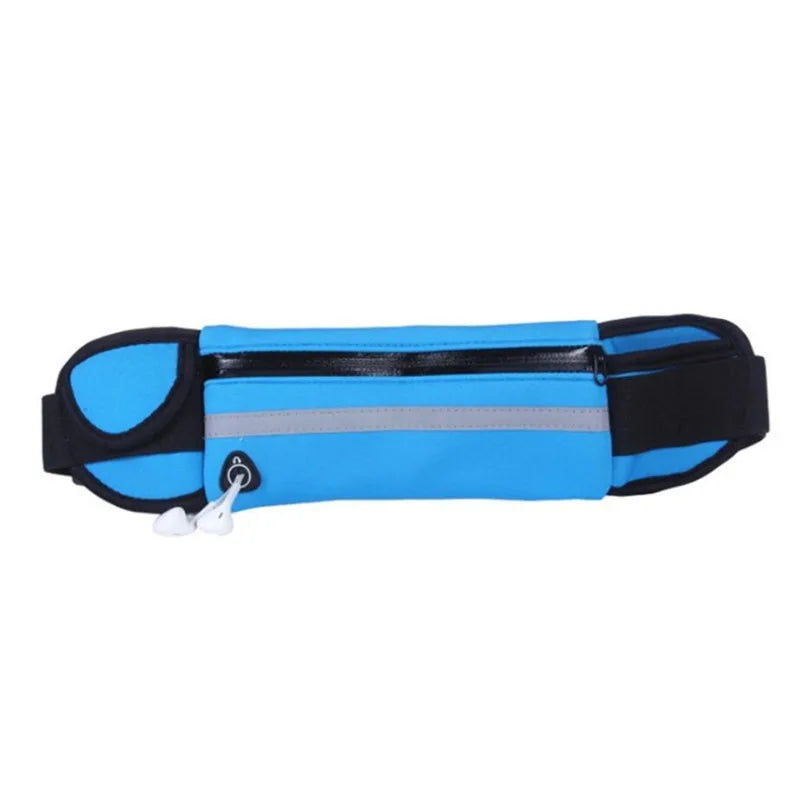 Waterproof Running Waist Bag Canvas Sports Jogging Portable Outdoor Phone Holder Belt Bag Women Men Fitness Sport Accessories