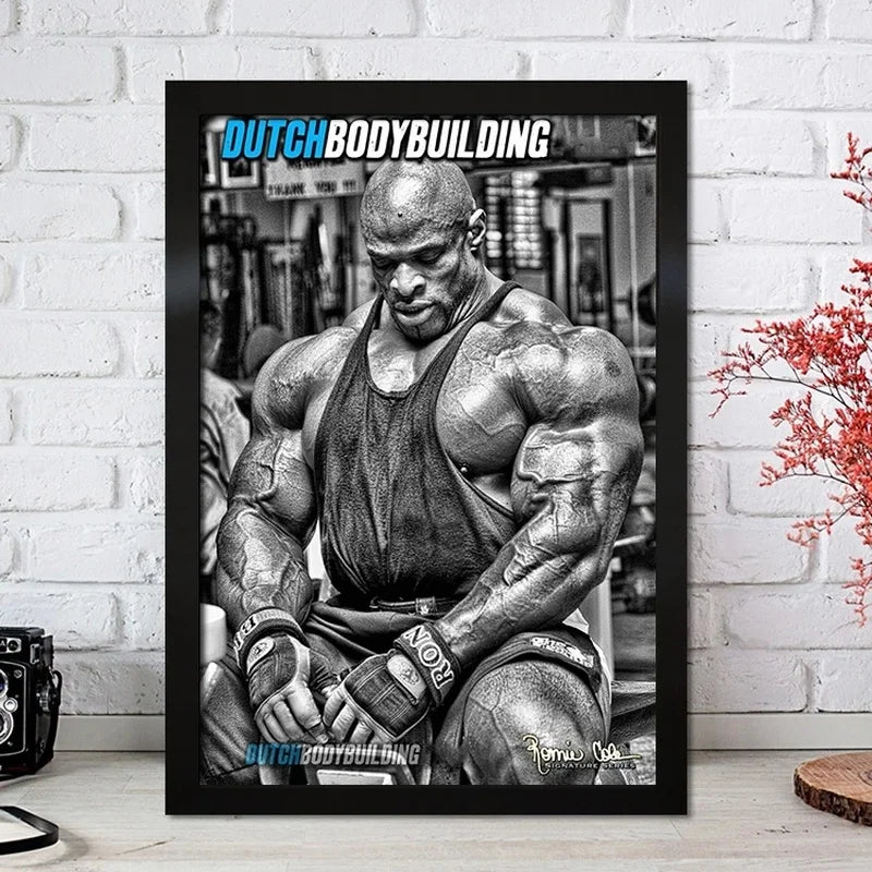 Ronnie Cullman Bodybuilder, Male Gym Muscle Fitness Champion Hot Sale, Print Art Canvas Poster, Living Room Decor, Home Picture