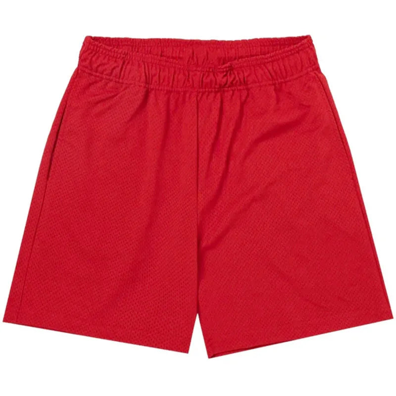 Basic Mesh Shorts Muscle Fitness Shorts Mesh Quick-drying Breathable Sports Basketball Shorts Running No Logo Gym Mesh Shorts