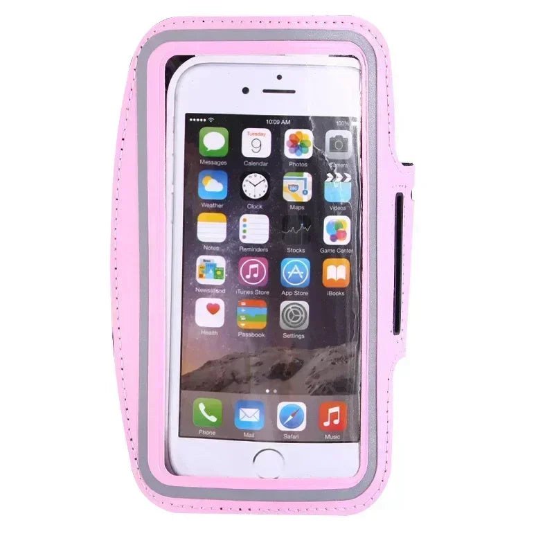 Mobile Phone Armband Outdoor Sports Smart 5.5inch Phone Holder Gym Running Phone Bag Arm Band Cases for Samsung iPhone Holder