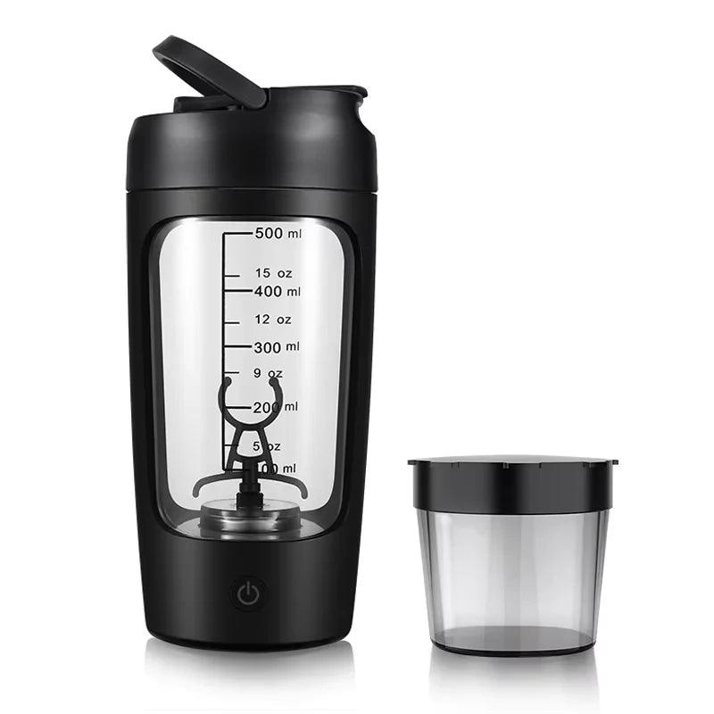 500ML Automatic Electric Protein Powder Mixing Cup Portable Shaker Bottle Blender for Gym Fitness Outdoor
