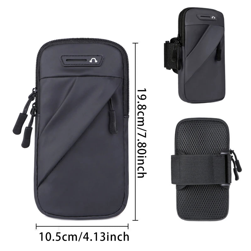 Phone Arm Bag With Headphone Jack Waterproof Breathable Sports Running Phone Holder Gym Mobile Phone Holders Jogging Bags 2025
