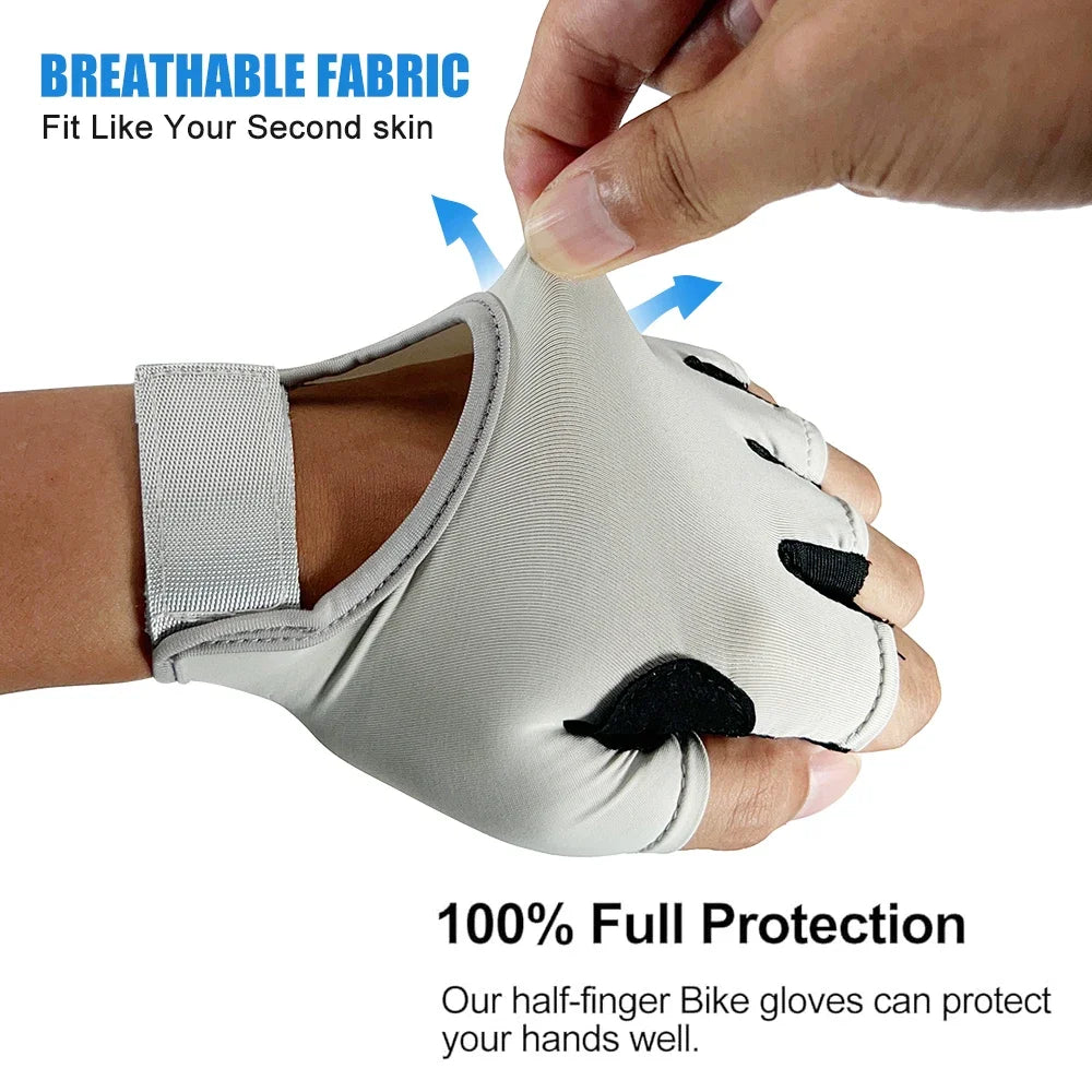1Pair Workout Anti-Slip Gloves for Women Men, Breathable Adjustable Strap Gym Gloves for Weightlifting Cycling Gym Accessories