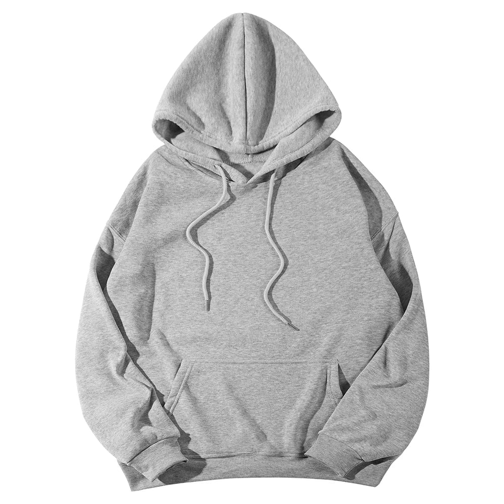 Women's Hoodies Pullover Spring Autumn Casual Hoodie 2026 Sweatshirts Solid Color Hoodies Oversize Black Sweatshirt Women Top