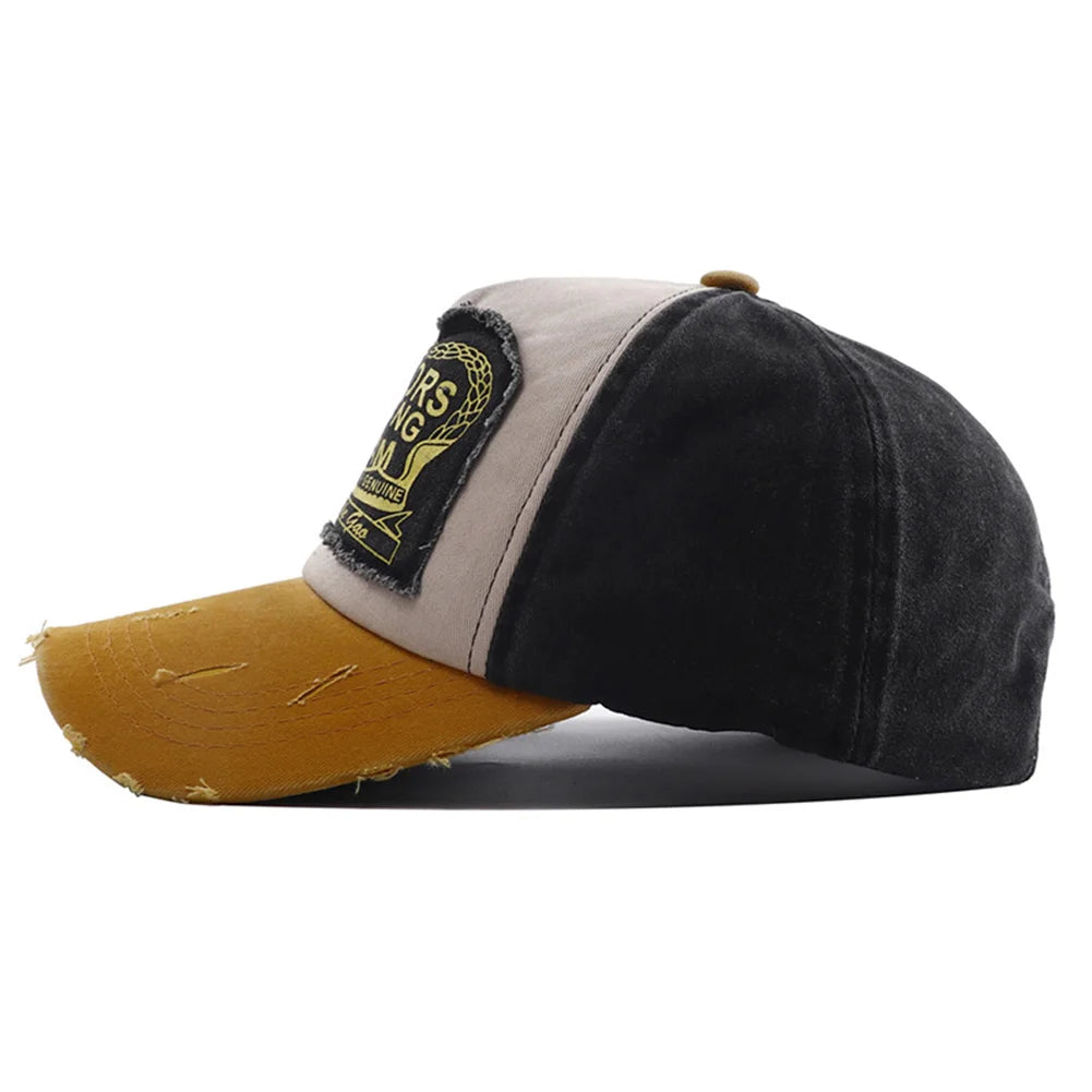 2025 New Casual Letter Print 5 Panel Baseball Cap Snapback Hat Unisex Adjustable Vintage Dad Hats for Women Men Gorras Hombre