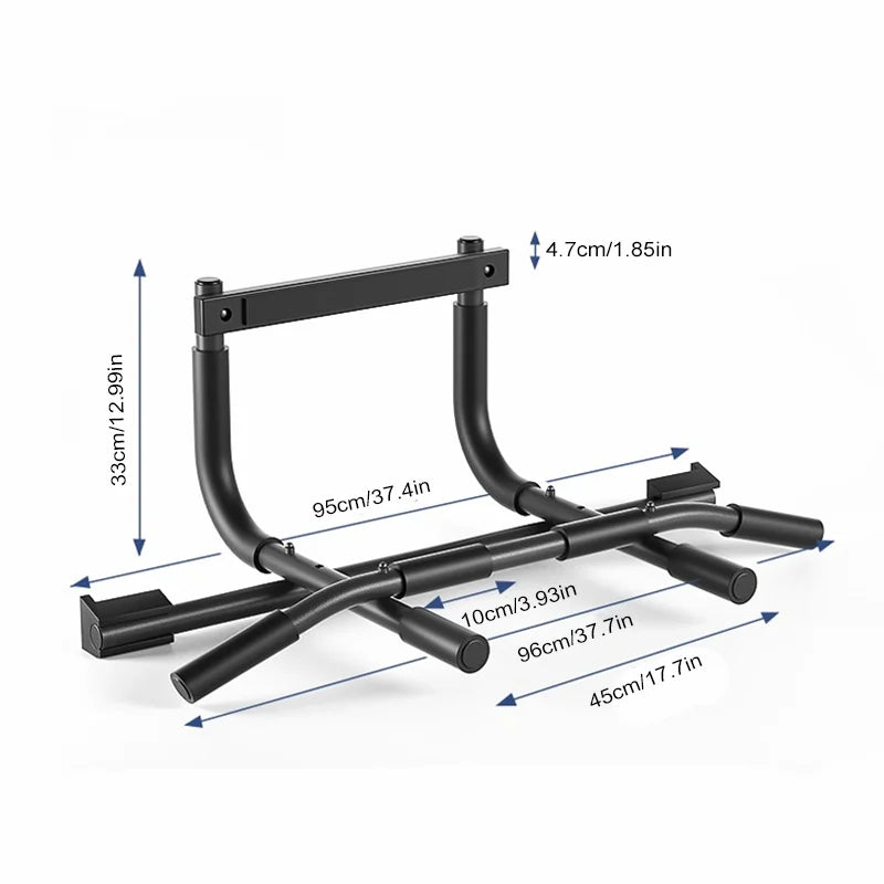 Door Frame Pull-up Bar Wall Mounted Door Pull-up Bar Pull-up Bar Multi-purpose Push-up Bar Indoor Home Gym Equipment