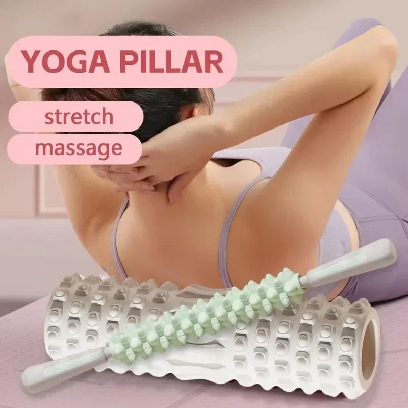 30cm Yoga Column Gym Fitness Pilates Foam Roller Exercise Back Massage Roller Yoga Brick Home Fitness Equipment in Legs & Arms