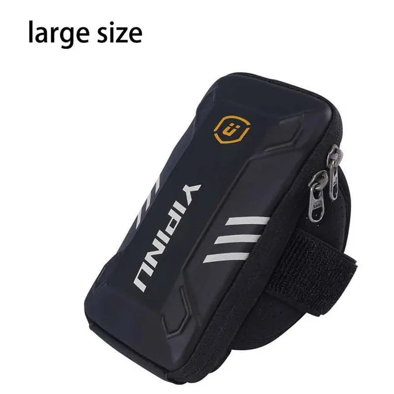 Phone Armband Waterproof Running Holder Shockproof Luminous Mobile Arm Case for Samsung Xiaomi Huawei Iphone 14 15 16 Pro Max