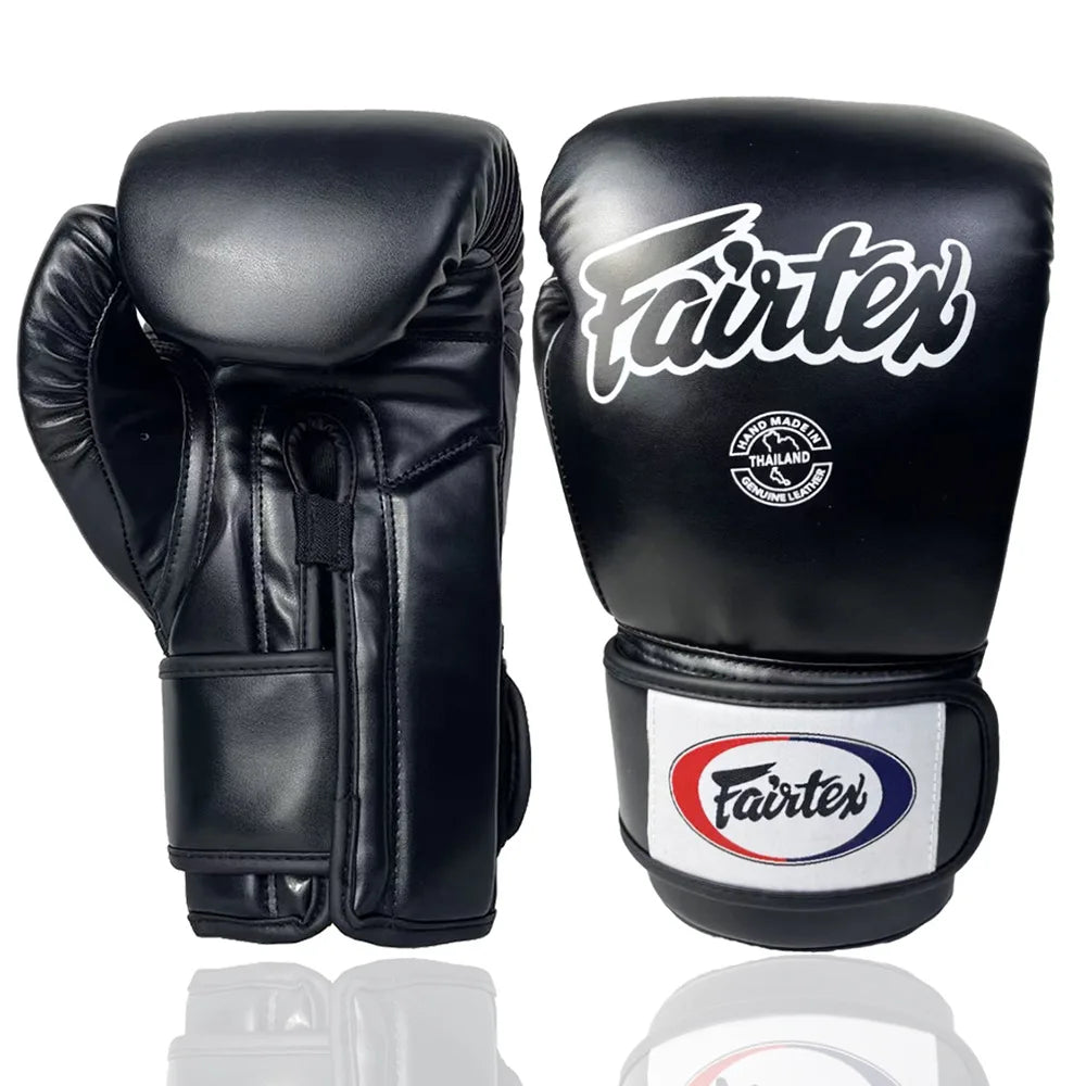 Professional Adult boxing gloves  Thickened PU Sanda MMA Fighting Training Glove  Muay Thai MMA Kickboxing Training Gloves