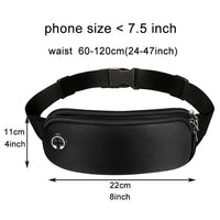 Running Belt Waist Bag Sports Fanny Pack Women Men Phone Pouch Gym Banana Bags Run Accessories