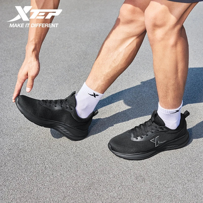 Xtep Running Shoes For Men 2025 Summer Breathable Mesh Shoes Soft-soled Shock Absorbing Lightweight Sports Shoes 875419110053