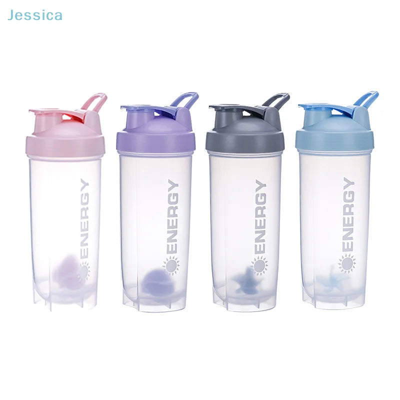 ♥500ML Energy Shaker Cup Outdoor Travel Portable Juice Cup With Powder Case Coffee Mugs Leak Proof DrinkBottle