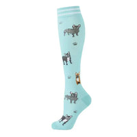 Compression Socks Sports Jump Rope Yoga Elastic Pressure Calf Stockings Socks Varicose Veins Compress Halloween Christmas New