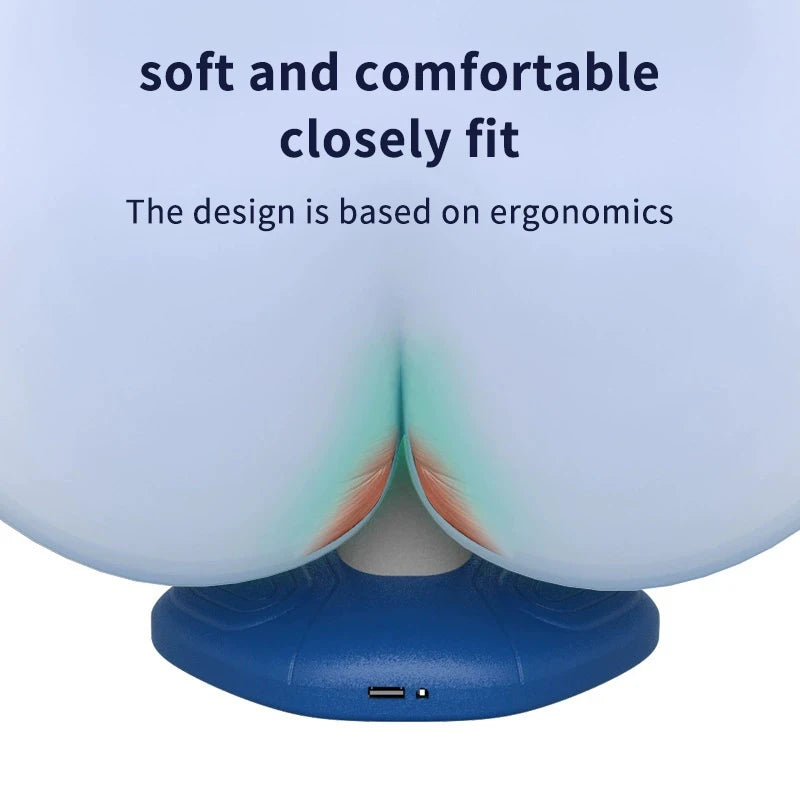 Pelvic Floor Muscle Trainer Type-c Charging Electric Kegel Exerciser Massage Cushion For Men Women Sphincter Bladder Trainer
