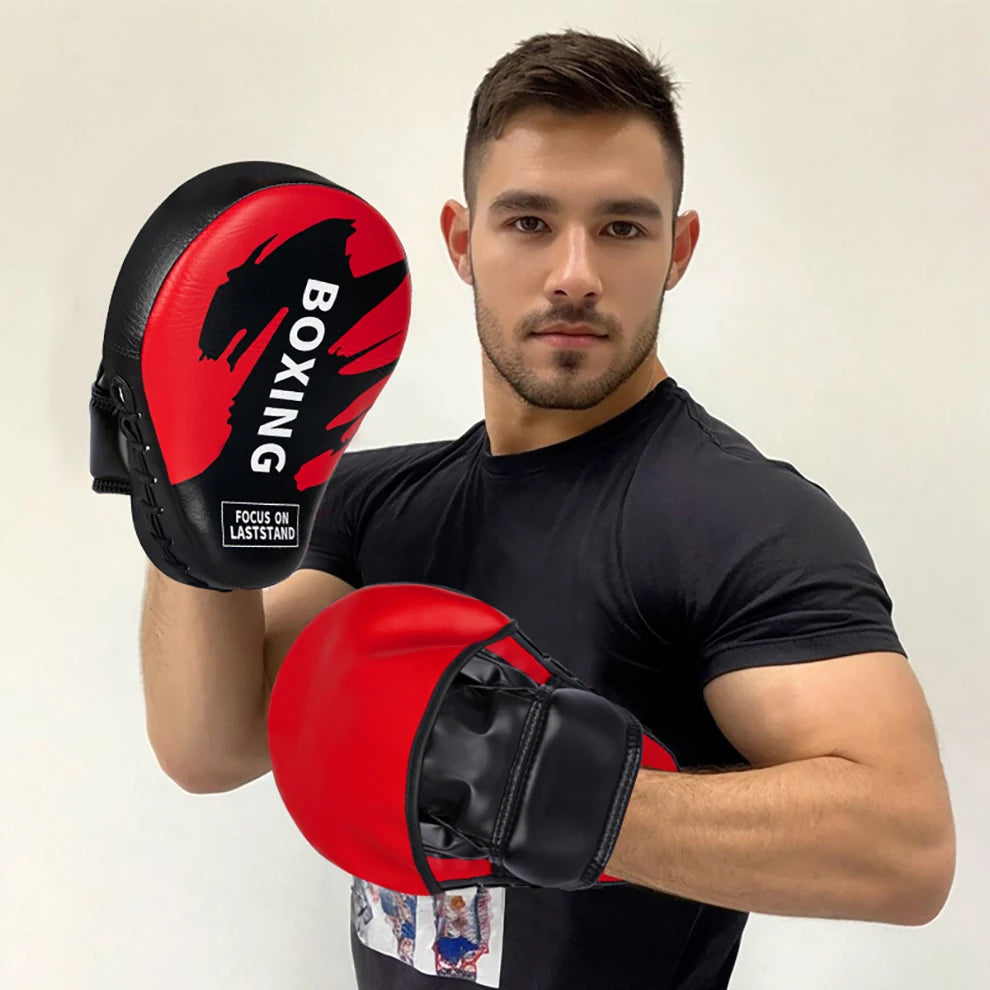 1pc Boxing Hand Target Martial Thai Kick Sanda Training Thickened Karate Training Mitt Focus Punch Pads Five-finger Hand Target