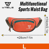 WRELS Running Waist Belt Bag Sport Multifunctional Ultralight Bounce Free Running Waist Pack Waterproof Fitness Mobile Phone Bag