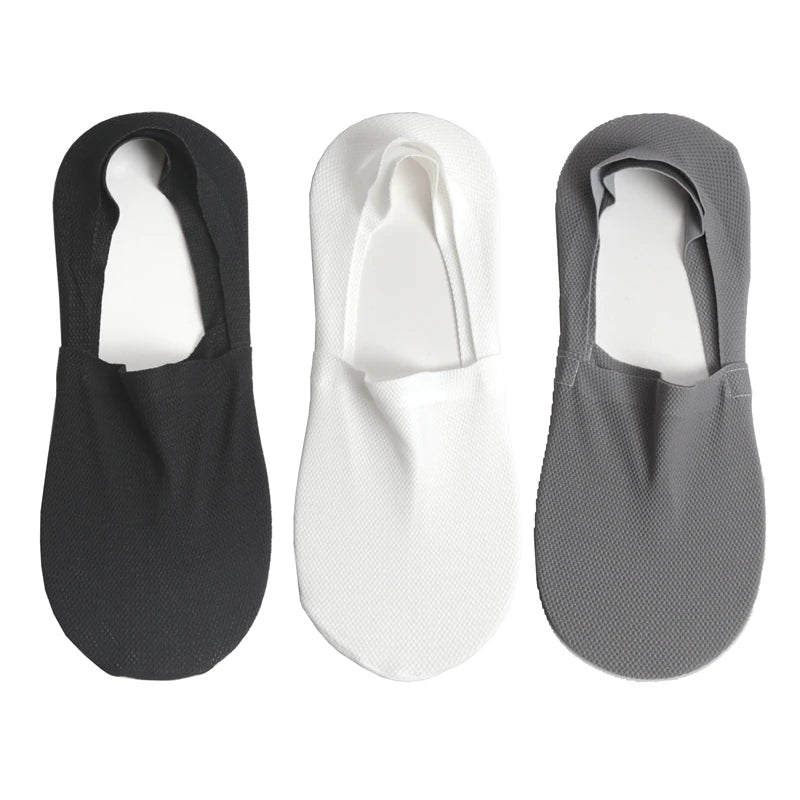 3Pair / Lot 100% Cotton Men Boat Socks Fashion Summer Thin Invisible Sock Breathable Soft Casual Sox High Quality Elastic Sokken