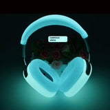 For Airpods Max Headset Protective Case Accessories Storage Case Transparent Shell Glow in The Dark Four Piece Set Cool
