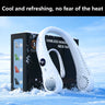 Lenovo Bladeless Neck Fan, Portable USB Rechargeable Hands Free Wearable Cooling Fan Long Battery Life Outdoor Travel Turbo Fan
