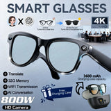 2026 New AI Video Glasses 1080P HD Camera Recorder Bluetooth Audio Voice Control Touch WiFi Sync Smart Glasses for Travel Use HD