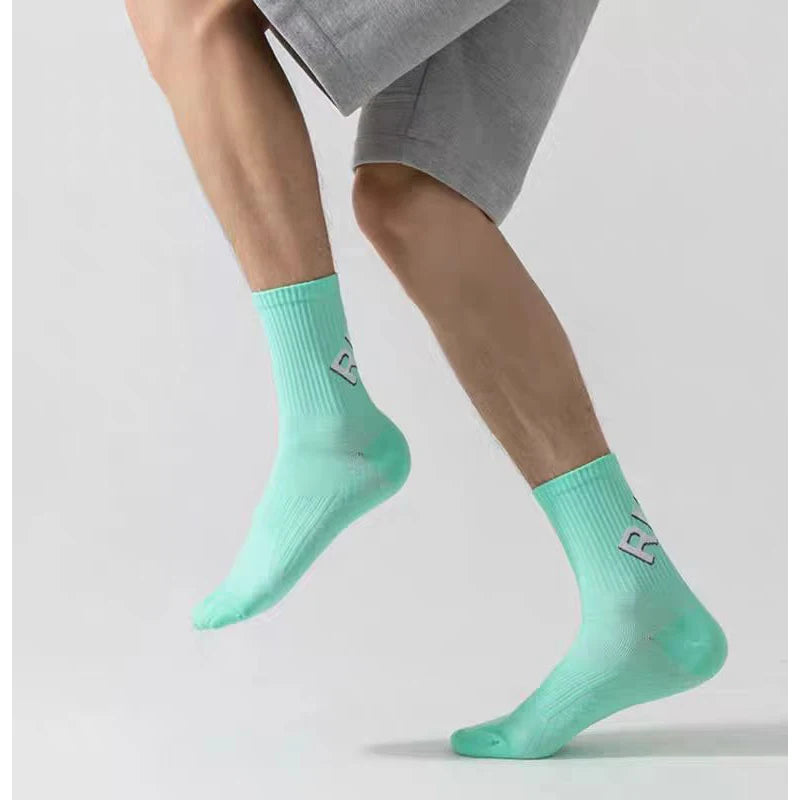 2Pairs Of Running Socks For Men And Women, Short Tube Towel Bottom Sports , Low Top Marathon , Fitness Basketball pressure Socks