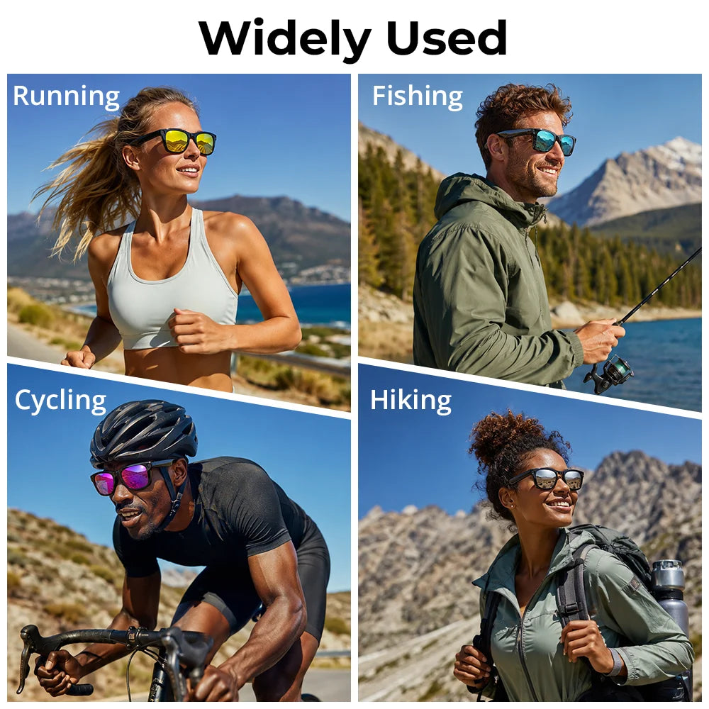 HIBLOKS Colorful Clip For Ray-Ban Meta Wayfarer GEN2 RW4012/4006/4008 Smart Glasses Polarized Sunglasses Lenses Anti-Glare Clip