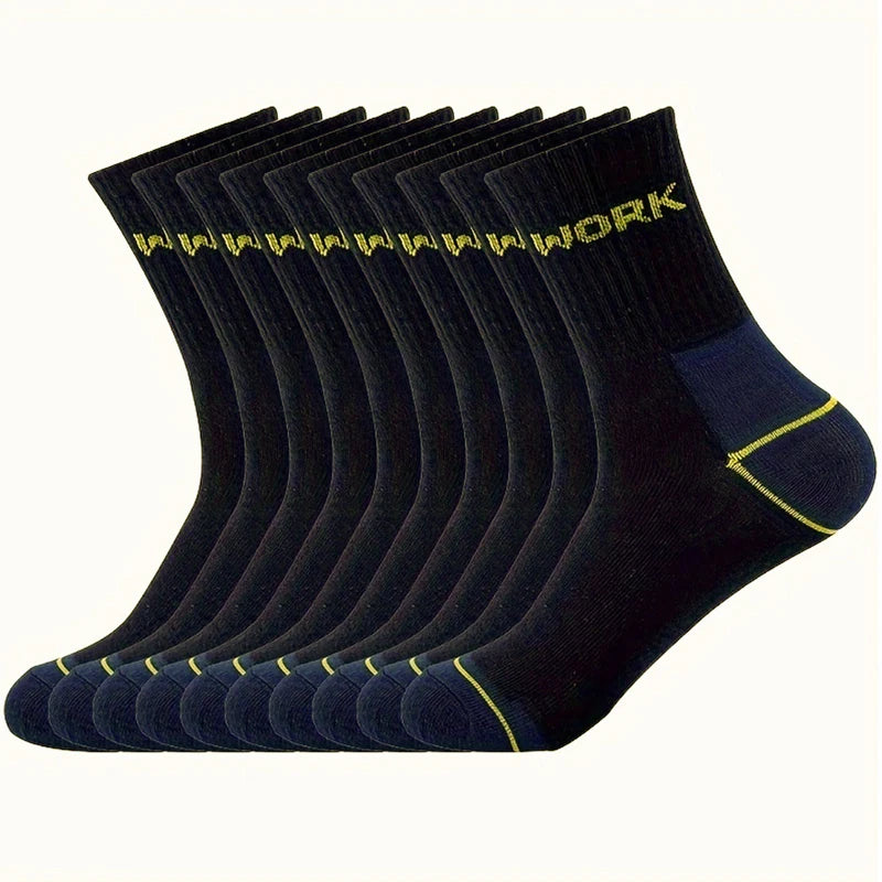 10/30 Pairs Neutral Solid Color Round Neck Socks Spring Summer Sweat Absorbing Breathable Comfortable All-season Sports Socks