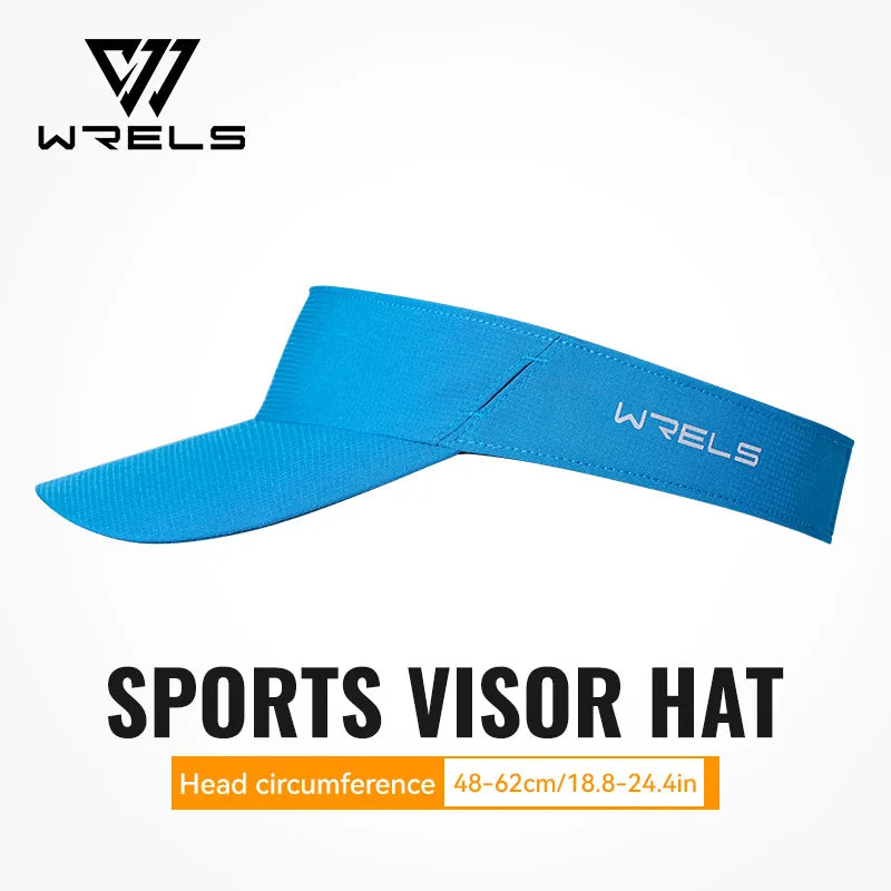 WRELS Sun Visor Hat Empty Top Baseball Cap Quick Dry UV Protection Sports Lightweight Running Tennis Golf Visor Hats for Women