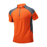 Men Gym ICE Silk T-shirt Quick Dry Sport Short Sleeve Casual Multicolor T Shirts Breathable Workout Tops Male Running Shirts