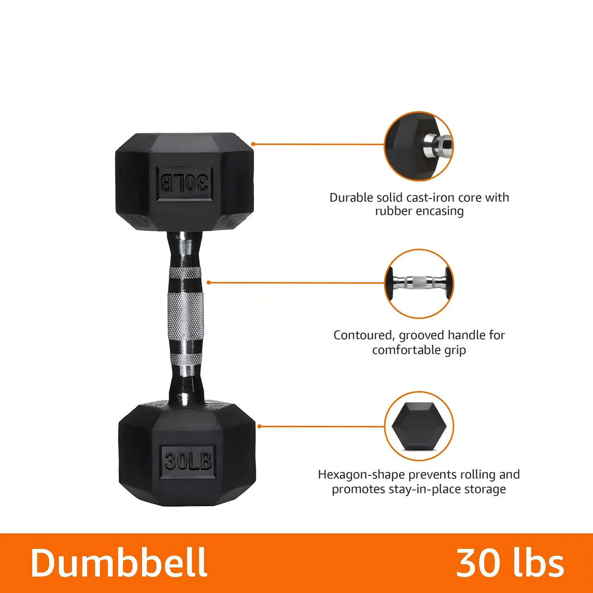 Premium Rubber Coated Hex Dumbbells 5LB-100LB Custom Home Gym Muscle Building Strength Training Fitness Equipmentpromote sales