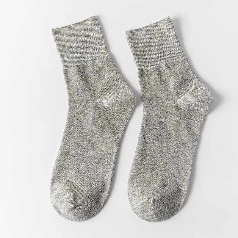 2/7Pairs Men's Non Binding Diabetes Socks Comfortable Breathable Shoes Suitable for Elderly and Pregnant Men Women for Fat Feet