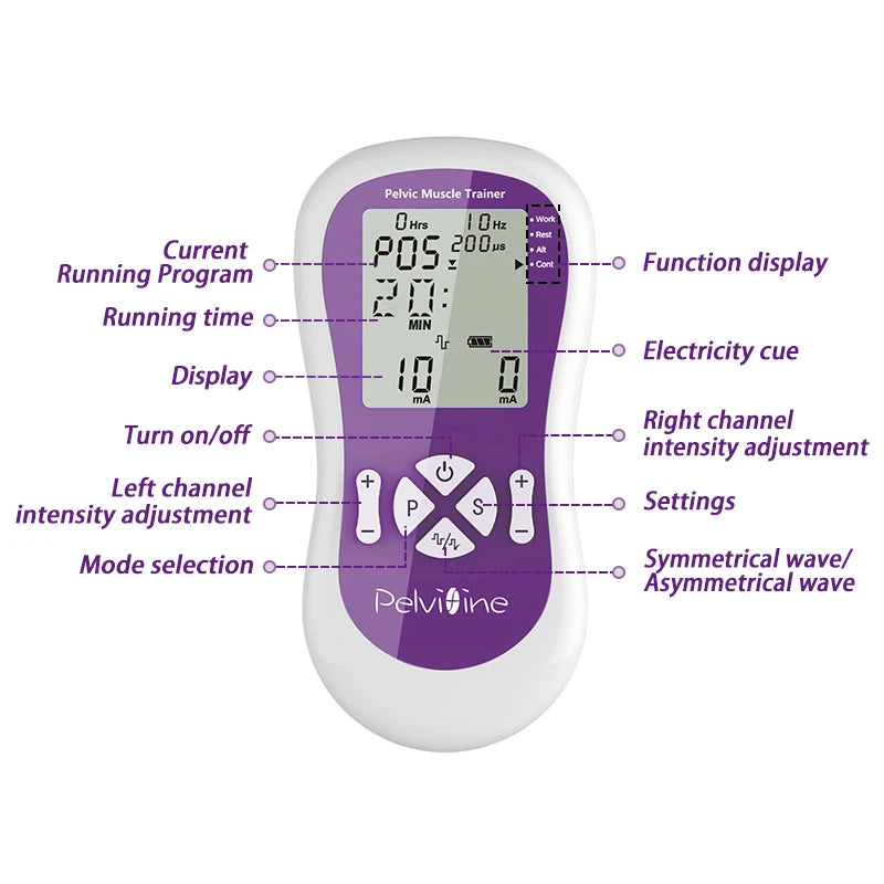 Kegel Exerciser Incontinence Stimulator with Probe for Bladder Control and Pelvic Floor Exercise for Women Muscle Stimulator