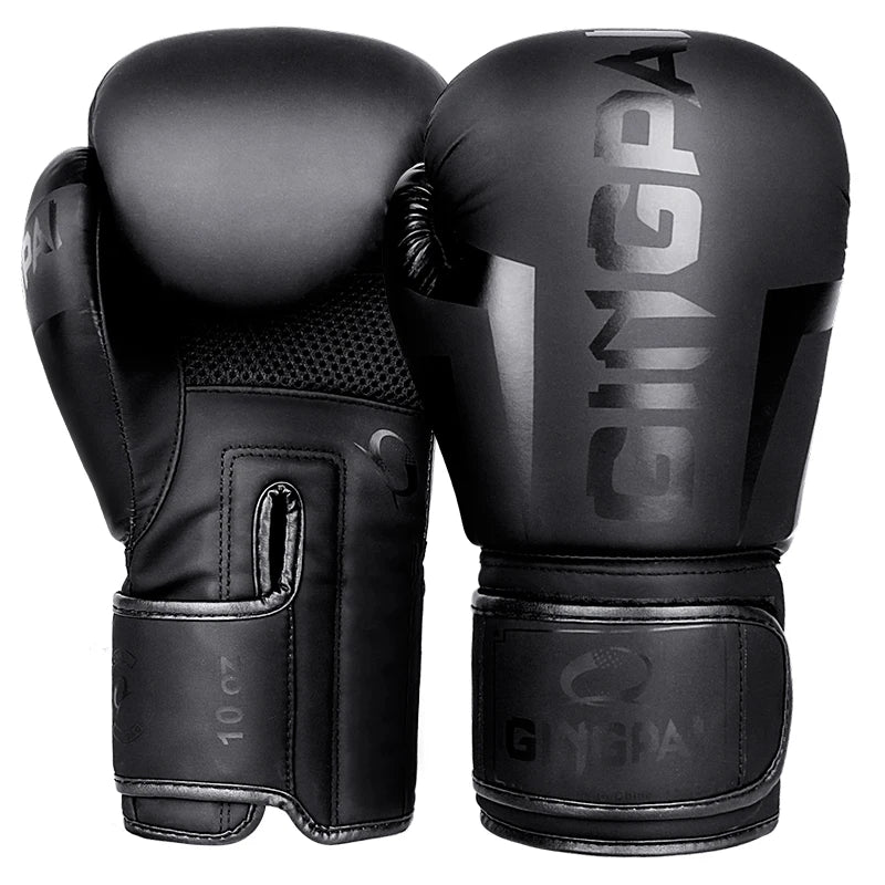 6/8/10/12/14Oz Kids Adult Boxing Gloves Breathable Professional Sanda Muay Thai Fighting Gloves PU Workout Gloves