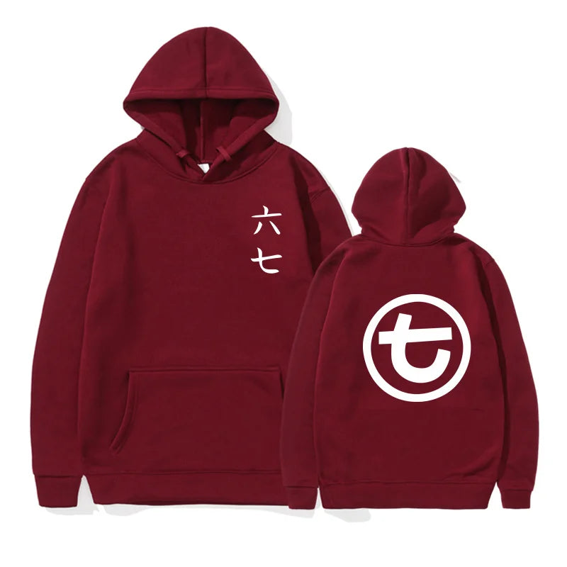 Japanese Anime Sweatshirt Scissor Seven Symbols Killer Seven Hoodie Streetwear Hooded Sweatshirts Casual Hoodies Men Clothing