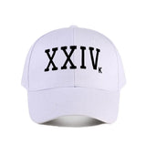 LED Lighted Roman Numeral XXIV Wall Decor Baseball Cap Fashion Men Sunhat Women's Outdoor Sports Snapback Cap