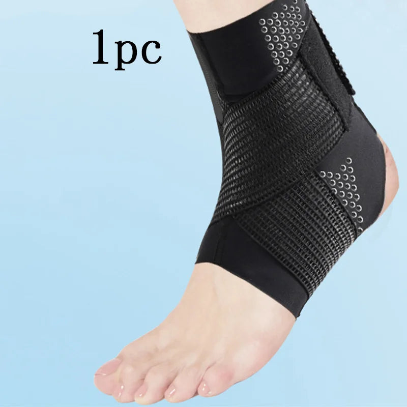1PC Professional Ankle Brace Anti Sprain Ankles Cycling Running Ankle Guard Adjustable Summer Thin Outdoor Sport Ankle Guard