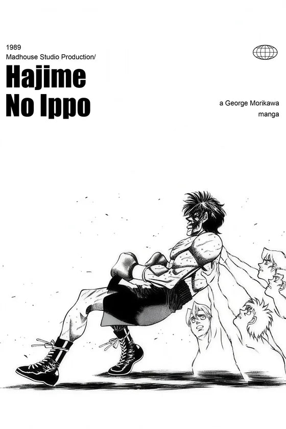 Classic Motivational Anime Hajime No Ippo Canvas Posters And Prints Home Decor Wall Art Hustle Boxing Manga Painting