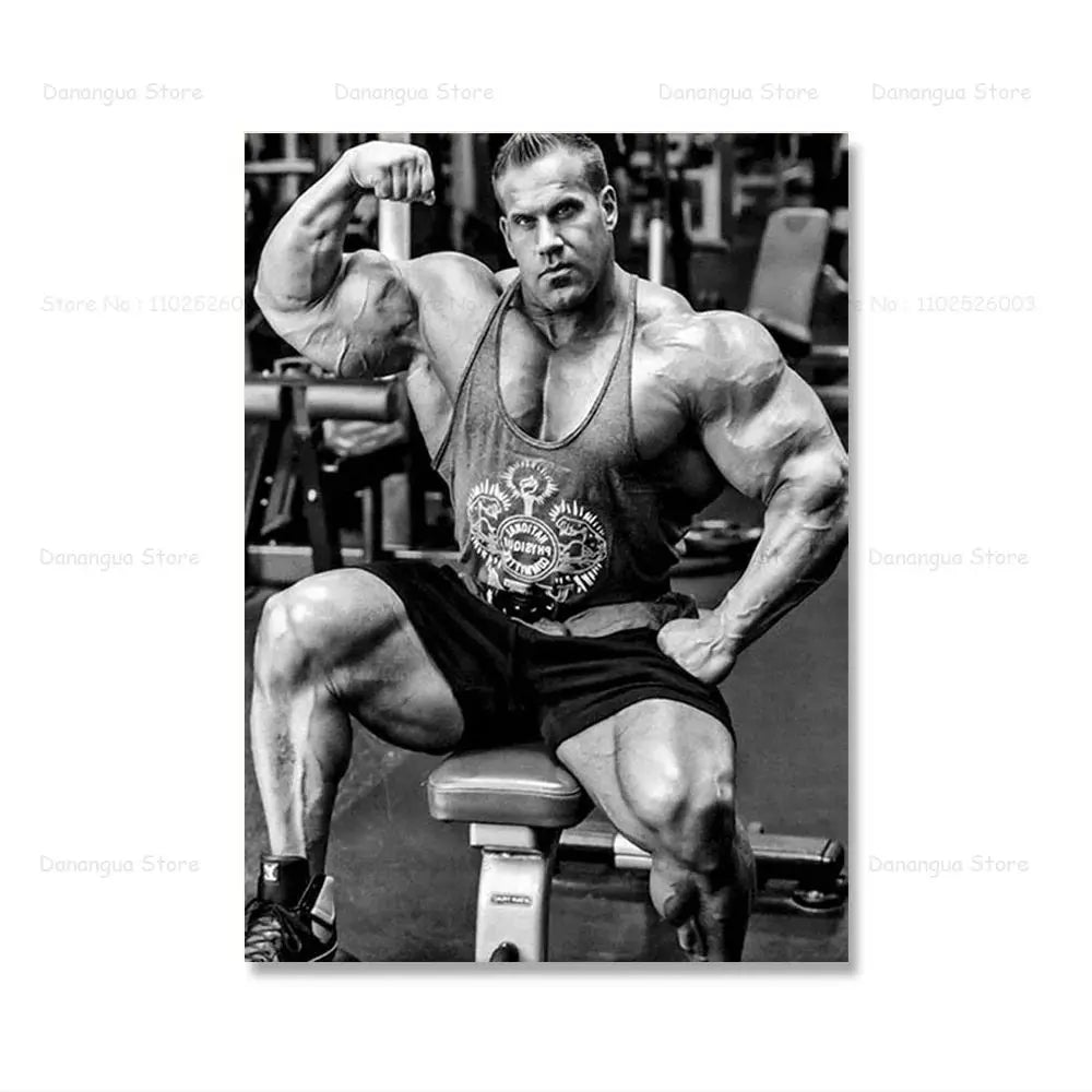Classic Muscle GYM Star Jay Cutler Bodybuilder Poster Poster Prints Wall Art Canvas Painting Picture Photo Gift Room Home Decor