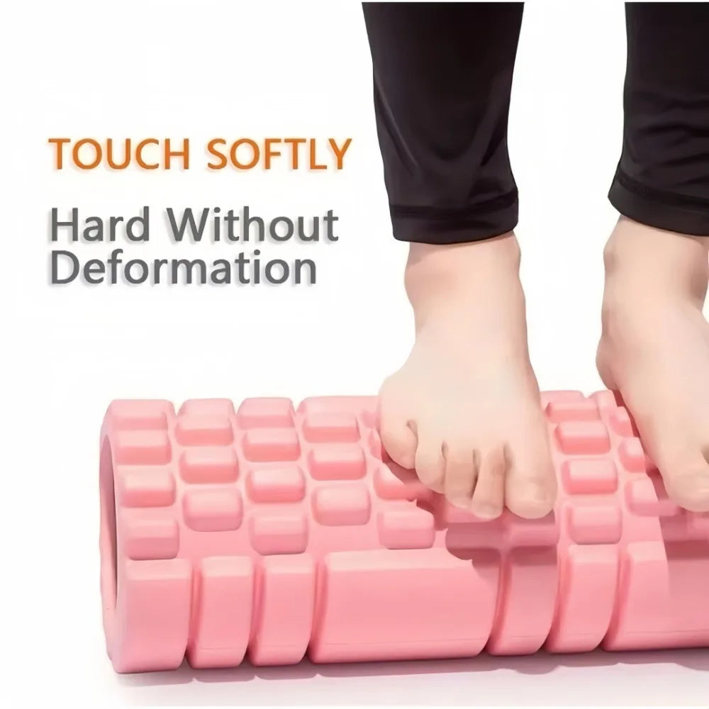 Hollow Yoga Column Foam Three-dimensional Floating Roller for Pilates Yoga Exercise Fitness Relaxation Muscle Massage Stick Club