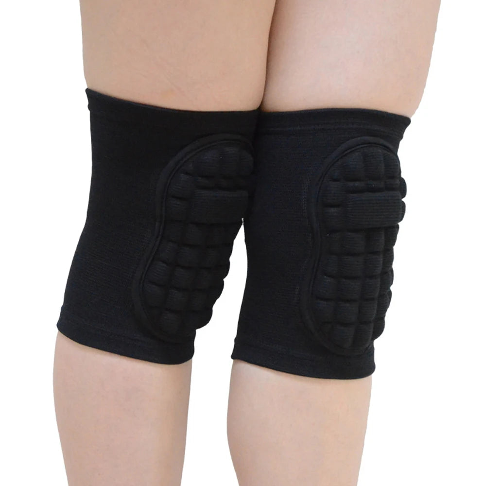 1Pair Protective Sponge Knee Pads for Volleyball, Soft Breathable Knee Support Knee Brace for Women Men Sports Dance Football