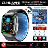 2026New Health Watch Blood Pressure Accurate Measure Smart Watches Men Uric Acid Blood Lipids waterproof Airbag Smartwatch Women
