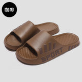 Summer Fashion Slippers For Men Indoor Outdoor Sandals Beach Flip Flop Thick Sole Male Slides Summer Non-Slip Men Shower Slipper