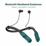 Bluetooth Earphones Wireless In-Ear Sport Headset, 100H Playtime, 800mAh Battery, Built-in Mic, Type-C Charging, Neckband Design