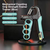 5-165Kg Adjustable Heavy Hand Grip Exercise Strengthener Gripper Finger Expander Arm Wrist Forearm Trainers Fitness Steel Spring