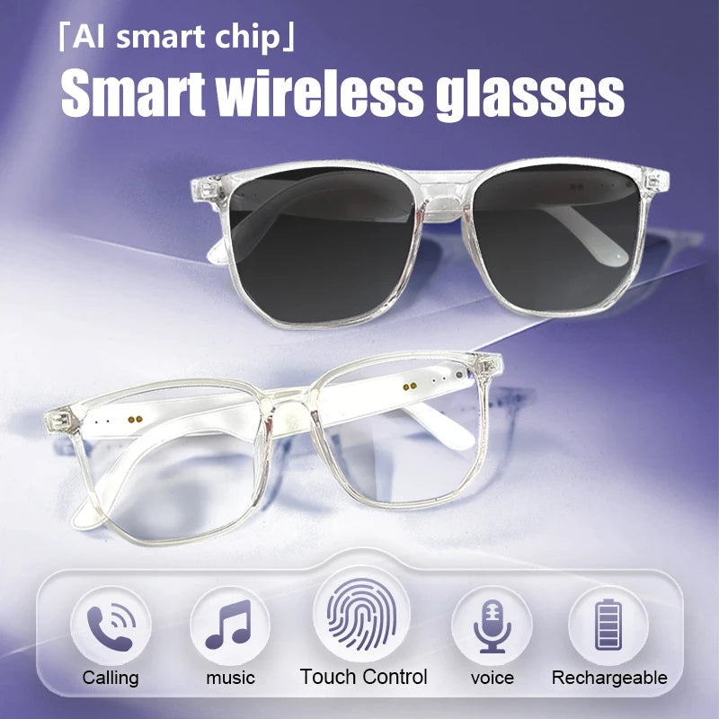 Smart Audio Glasses with Bluetooth Audio Calling, Open Music Playback, Built-in Speaker, Smart Wearable Technology Accessory