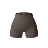 New Summer Seamless High-waisted Hip Lift No Awkward Line Yoga Sports Shorts for Women